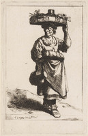 KG 04712
<br/>
Staande vrouw met mand op hoofd
<br/>
<em>Bega, Cornelis (1631/32-1664)</em>